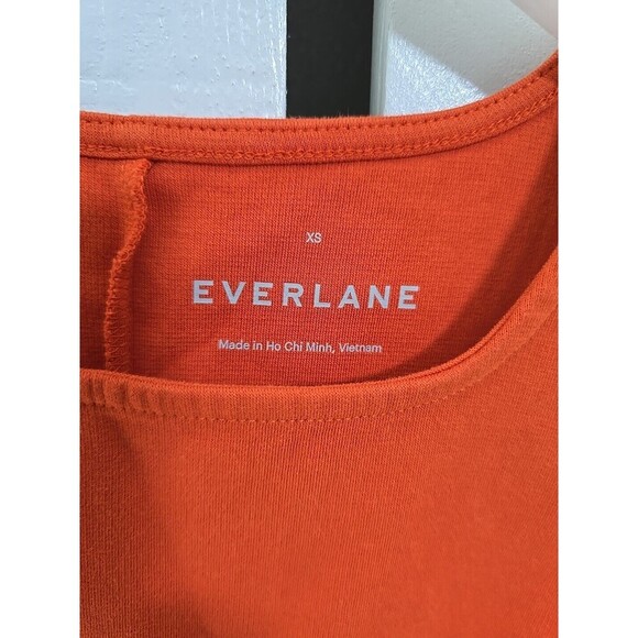 Everlane Casual Weekend Tshirt Dress Blue Orange Lot of 2 XS - Picture 11 of 15
